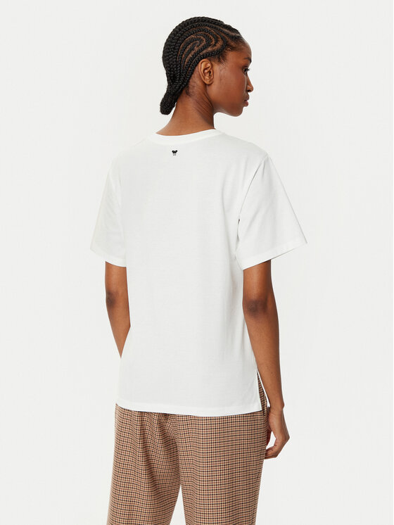 Weekend Max Mara Weekend Max Mara T-shirt Cabina 2515971041 Bianco Regular Fit