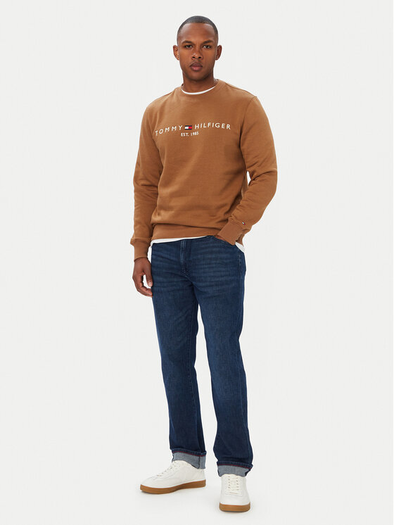 Tommy Hilfiger Tommy Hilfiger Jeansy Denton MW0MW44915 Granatowy Slim Fit