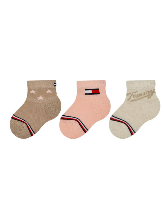 Set di 3 paia di calzini lunghi da bambini Tommy