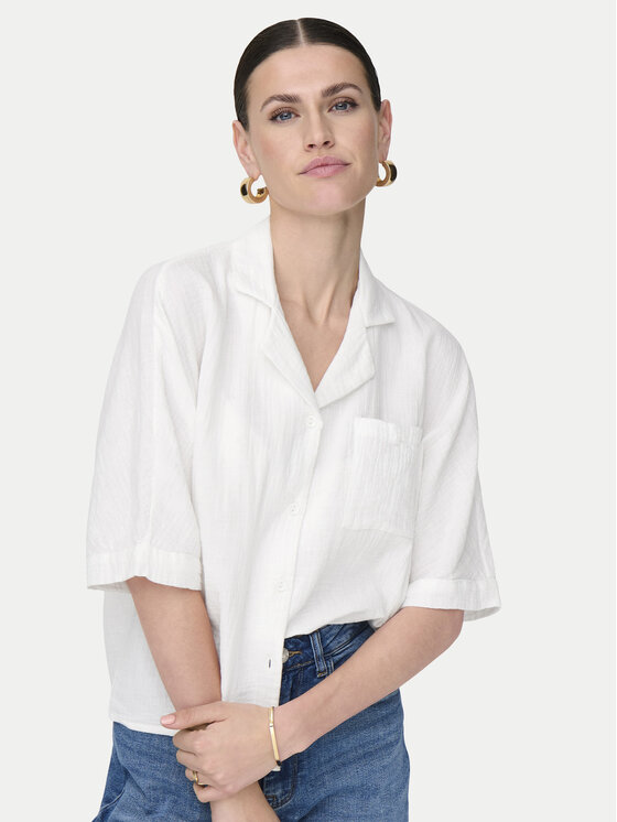 ONLY ONLY Cămașă Thyra 15267839 Alb Regular Fit
