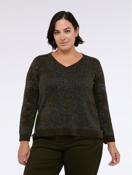 Fiorella Rubino Fiorella Rubino Maglione M008L008256N0Z5 Verde Regular Fit