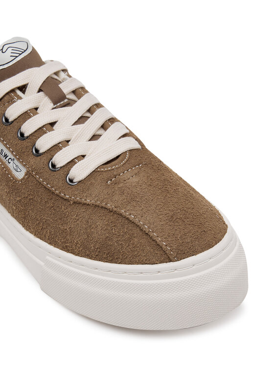 S.W.C Stepney Workers Club S.W.C Stepney Workers Club Tenisówki Dellow 02 Cup Suede YA22205 Brązowy