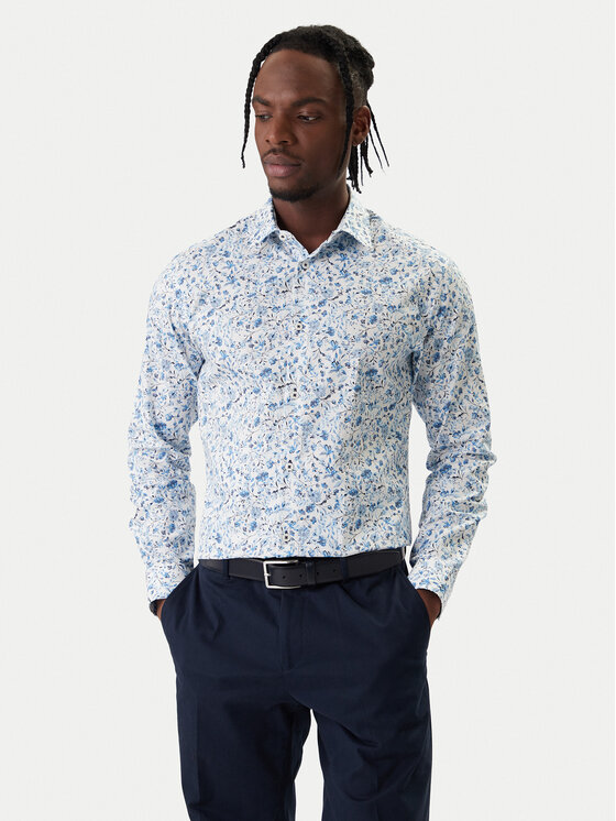 Jack & Jones Jack & Jones Košeľa Blabarnes 12273876 Modrá Regular Fit