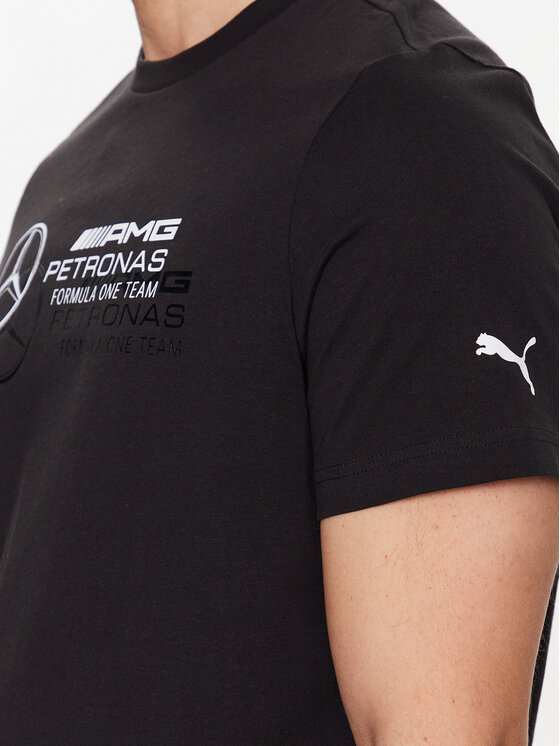Puma T-Shirt Mapf1 Logo 538482 Czarny Regular Fit | Modivo.pl