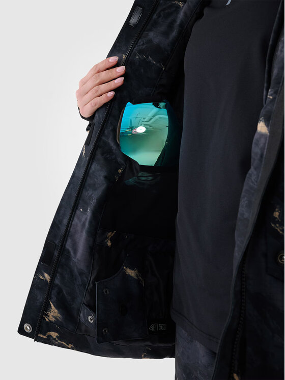 4F 4F Giacca da snowboard 4FWAW24TTJAF586-90A Multicolore Regular Fit