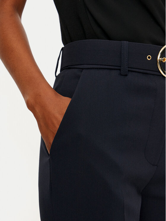 Rinascimento Rinascimento Pantaloni din material 1000769154241 Bleumarin Regular Fit