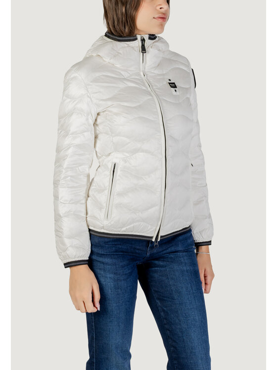 Blauer Blauer Μπουφάν χειμωνιάτικο CAMELIA Λευκό Egg Fit