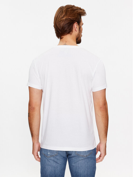 Gant Gant Komplet t-shirt majic﻿ C-Neck 2 Pack 900002008 Pisana Regular Fit