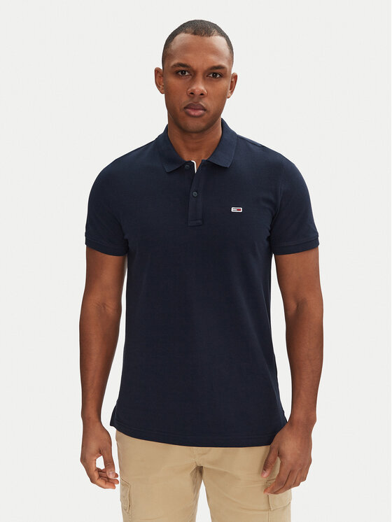 Férfi Pólóing Tommy Jeans, Méret: S, Sötétkék, DM0DM20676