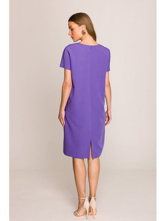 Stylove Stylove Sukienka letnia S392 Fioletowy Premium Fit