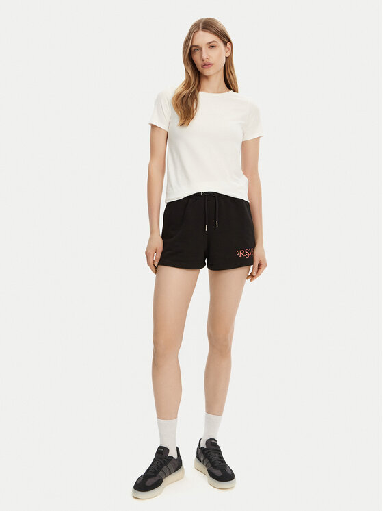 Fila Fila Sportske kratke hlače Louches FAW1032 Crna Regular Fit