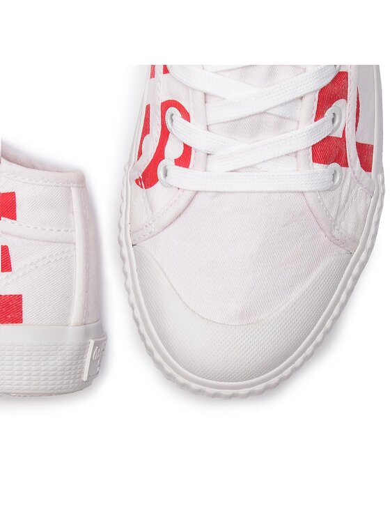 Pepe Jeans Pepe Jeans Кецове Industry Logo PMS30538 Бял