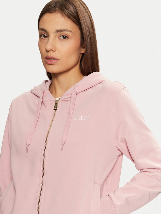 Guess Guess Majica dugih rukava O5RQ01 KCO31 Ružičasta Regular Fit