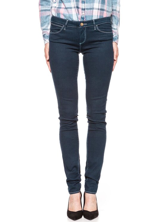 Wrangler Wrangler Jeansy COURTNEY Niebieski Skinny Fit