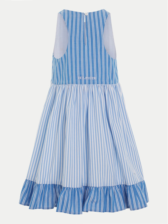 Tommy Hilfiger Tommy Hilfiger Rochie de vară KG0KG07935 Albastru Regular Fit