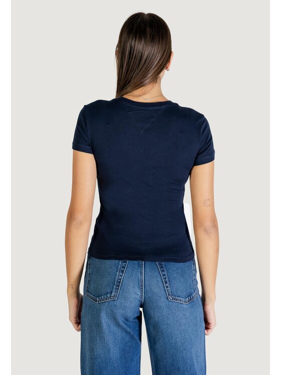 Tommy Jeans Tommy Jeans T-Shirt DW0DW21841 Μπλε Casual Fit