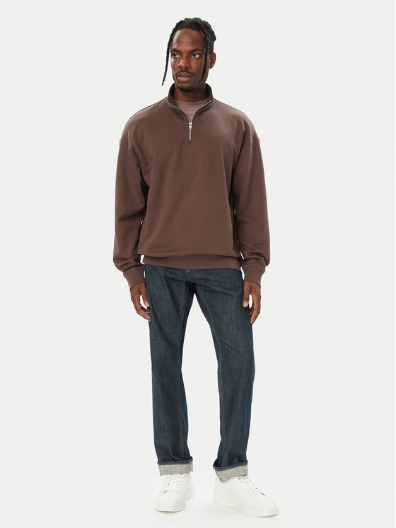 HUGO HUGO Pluus Durty244 50525881 Tumepruun Relaxed Fit