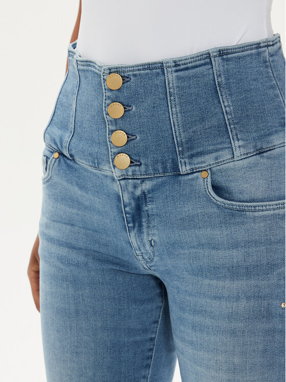 Guess Guess Džinsai W4YA0M D5E42 Mėlyna Skinny Fit