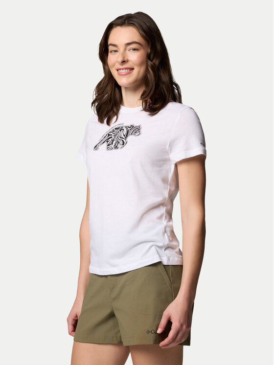 Columbia Columbia Marškinėliai Ruby Springs™ 2120061 Balta Regular Fit