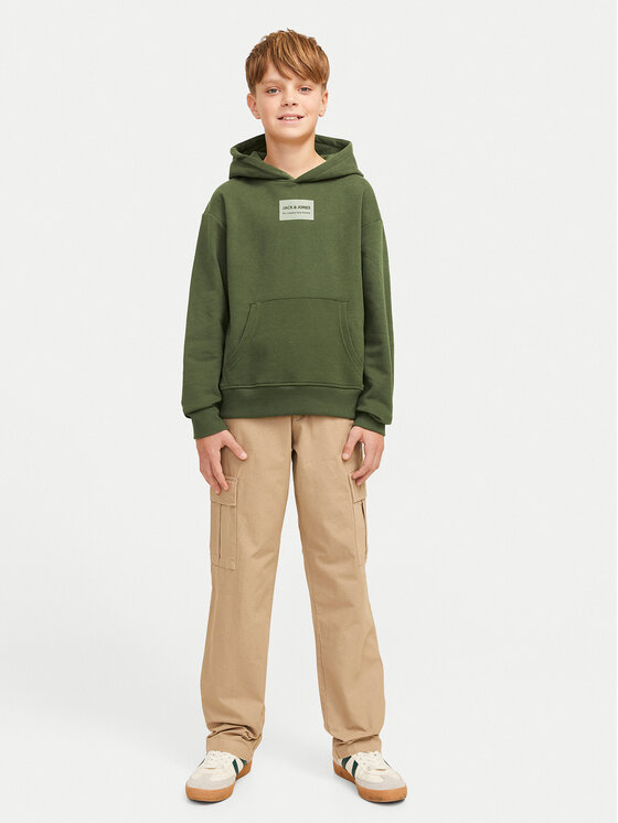 Jack&Jones Junior Jack&Jones Junior Džemperis Hakkai 12259809 Žalia Loose Fit