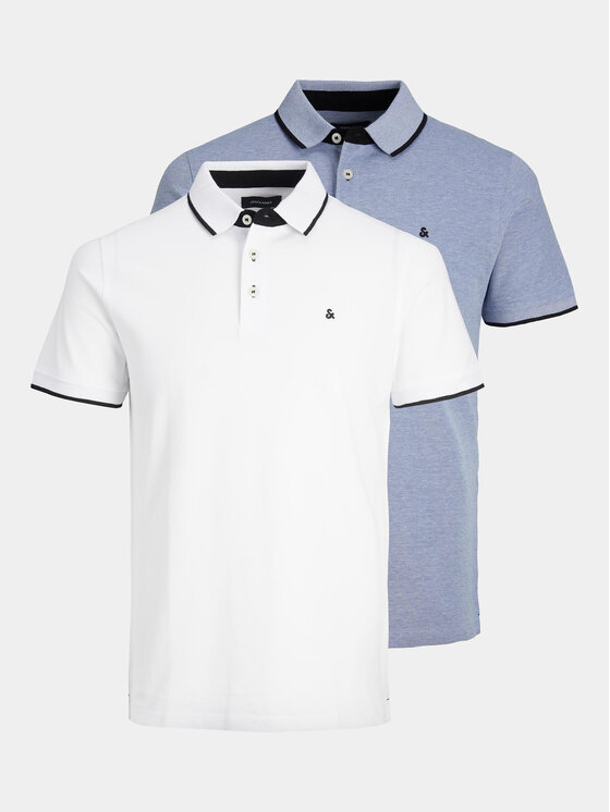 Jack & Jones Jack & Jones Set de tricouri polo﻿ Paulos 12191216 Colorat Slim Fit