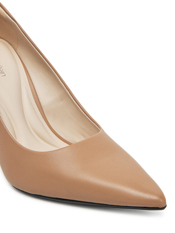 Calvin Klein Calvin Klein High Heels Heel Pump 90 - Lth HW0HW02336 Braun