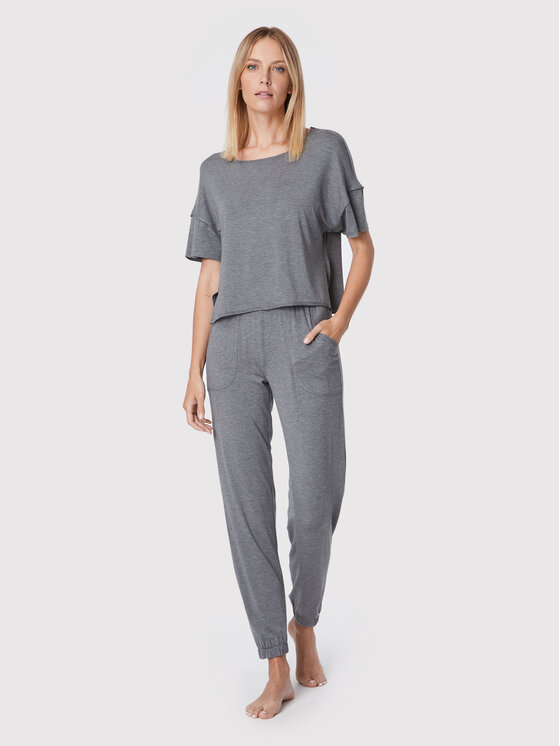 Etam Etam Μπλούζα πιτζάμας Alva 6534313 Γκρι Relaxed Fit