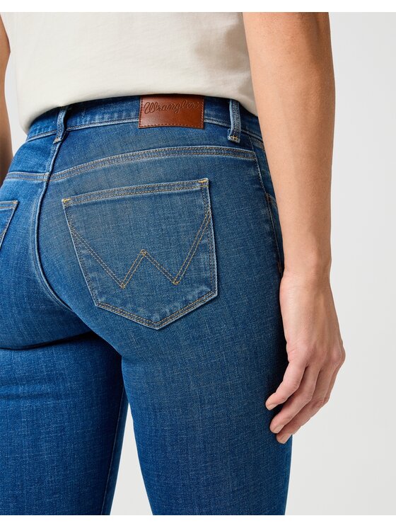 Wrangler Wrangler Jeansy Wrangler Bootcut Niebieski Bootcut Fit