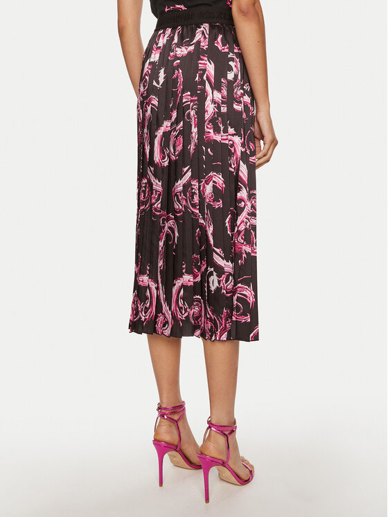Versace Jeans Couture Versace Jeans Couture Спідниця в складку 77HAE8A5 Чорний Regular Fit