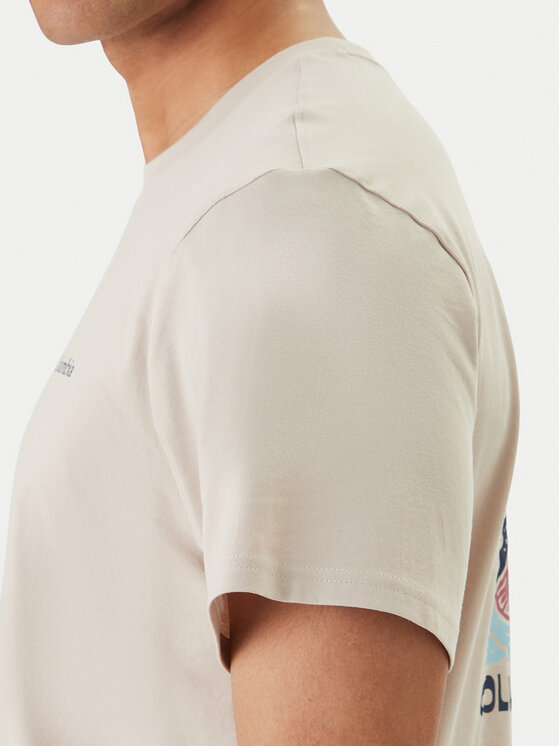 Columbia Columbia T-Shirt CSC™ 2155021 Beżowy Regular Fit