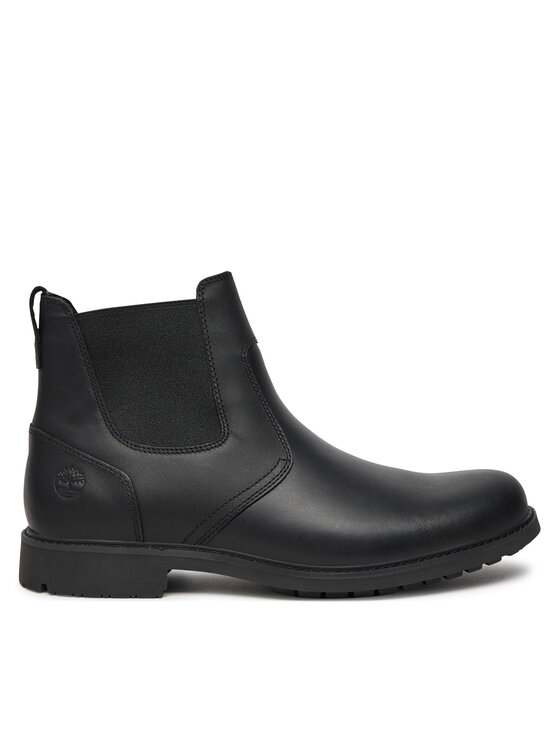 Timberland Členková obuv s elastickým prvkom Stormbucks Mid C Helsea Boot TB05551R001 Čierna