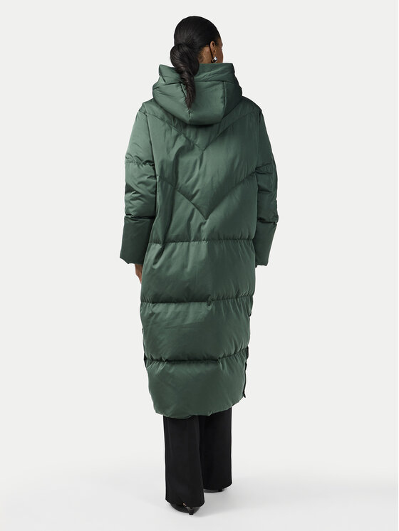 YAS YAS Pūkinė striukė 26030707 Žalia Regular Fit
