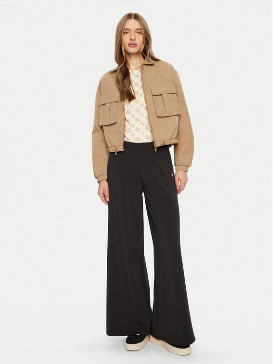 Guess Guess Átmeneti kabát V5RL03 WGYB0 Barna Regular Fit