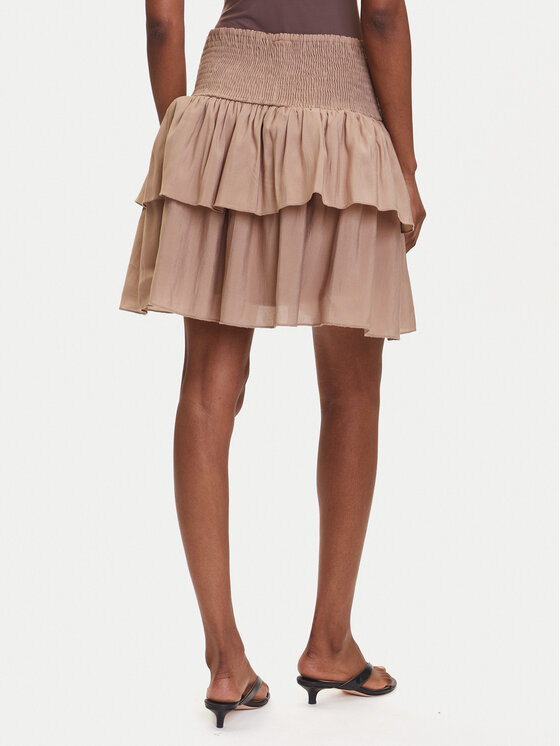 Vero Moda Vero Moda Mini sukňa Clara 10336425 Béžová Regular Fit