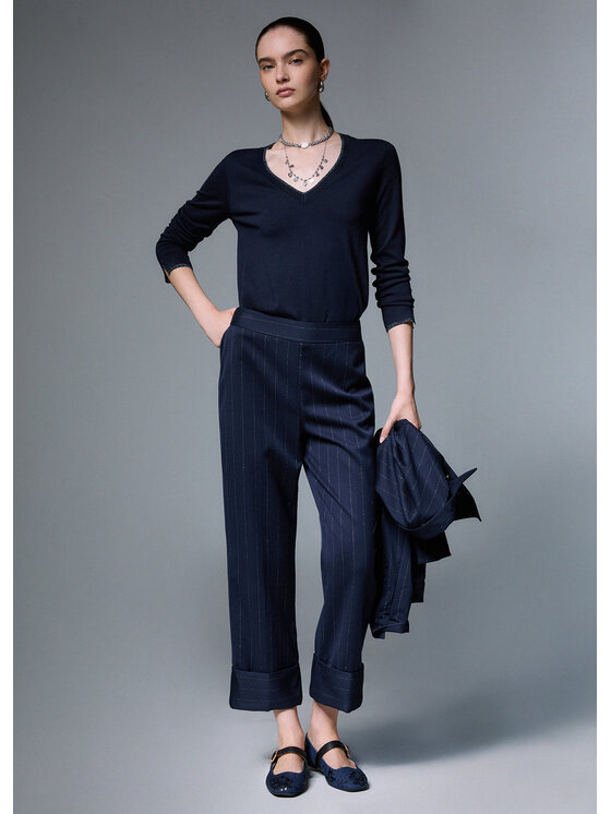 Liu Jo Liu Jo Pantalone da abito WF6250T731AL9173 Azzurro chiaro Regular Fit