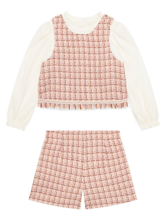 Abel & Lula Komplet dziecięcy 5727 Różowy Regular Fit