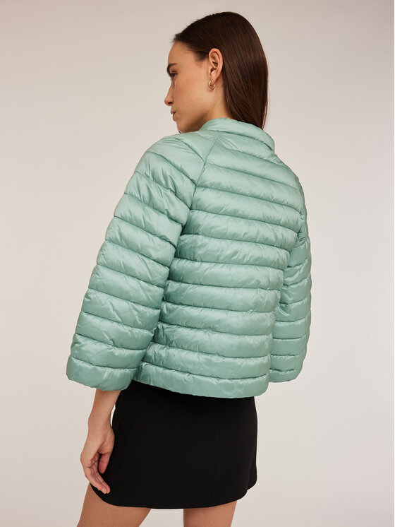 Motivi Motivi Giubbotto piumino F099W100080N015 Turchese Flared Fit