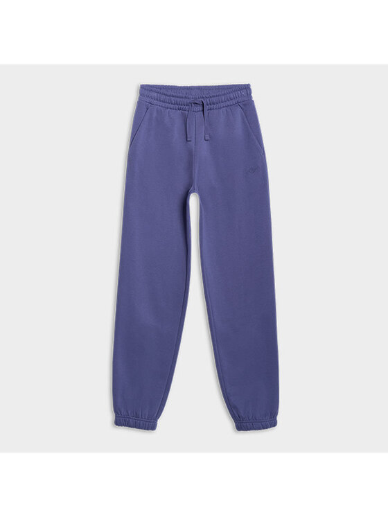 4F 4F Spodnie dresowe FJWAW25TTROM1245-33S Niebieski Regular Fit
