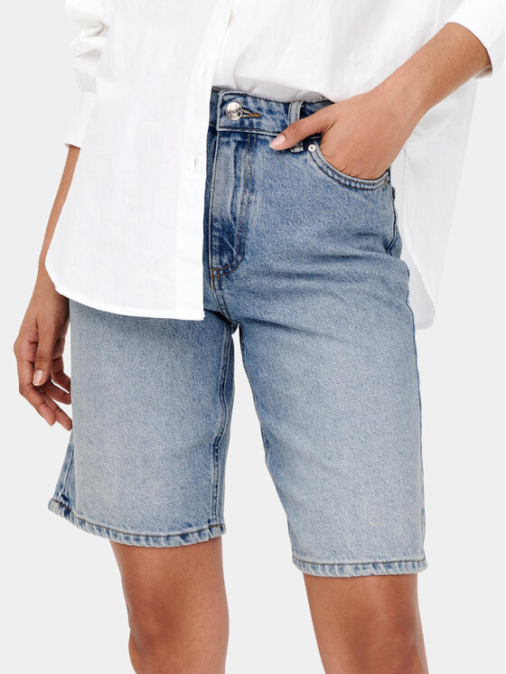 ONLY ONLY Jeans kratke hlače Sonny 15256709 Modra Regular Fit