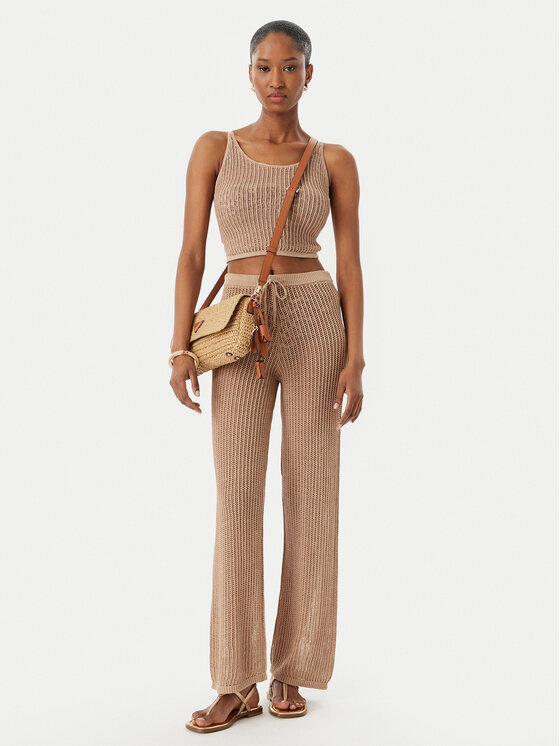 Guess Guess Șorturi de plajă E6GB00 Z5371 Bej Regular Fit