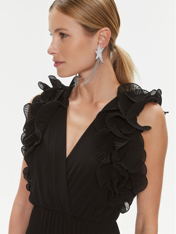 ViCOLO ViCOLO Вечірня сукня TR0635 Чорний Regular Fit