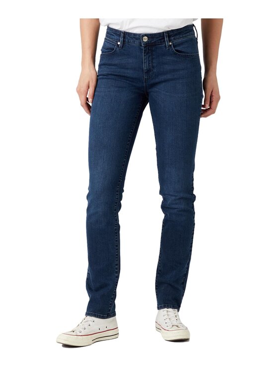 Wrangler Wrangler Jeansy W28LLT98M Granatowy Slim Fit