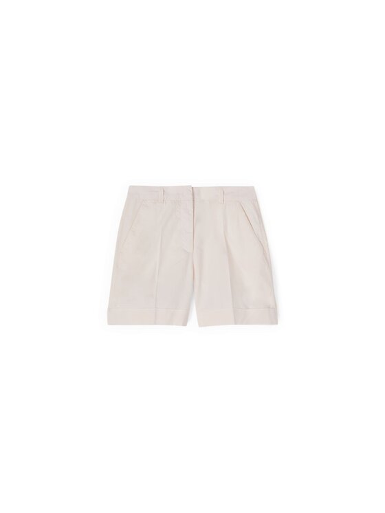 Motivi Motivi Pantaloncini di tessuto P02WQ004666N011 Bianco Regular Fit