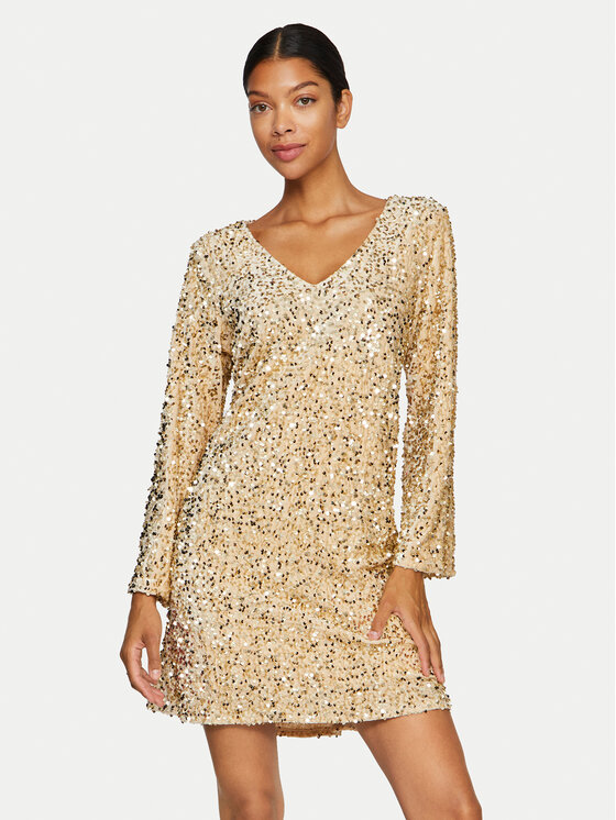 Vila Vila Coctailkleid Faith 14102265 Beige Regular Fit