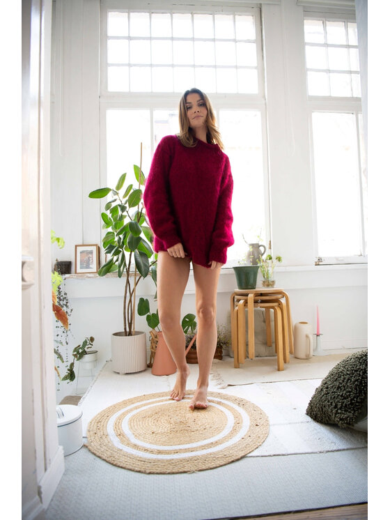 Love and Hate Love and Hate Dolcevita Maxine Bordeaux Ladies Fit