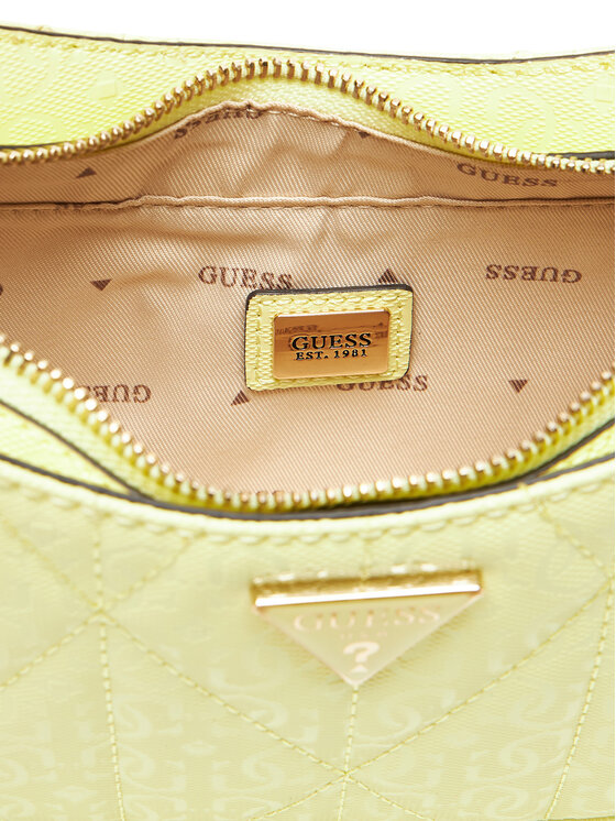 Guess Guess Дамска чанта Aldina HWGG96 63170 Жълт