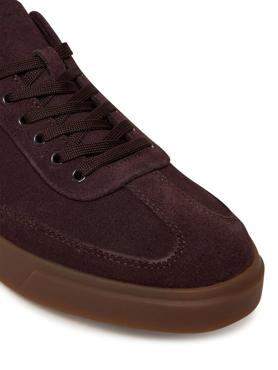 Calvin Klein Calvin Klein Sneakers Low Pro Cups Lace Up Sue Mix Mg HW0HW02683 Vișiniu