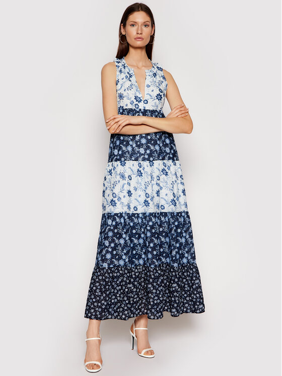 Pepe Jeans Vasarinė suknelė Mariolas PL952852 Mėlyna Relaxed Fit • Modivo.lt