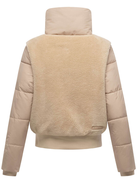 Navahoo Navahoo Kurtka zimowa Teddyzone Beżowy Regular Fit