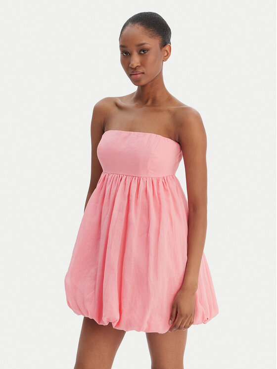 Bardot Bardot Sommerkleid 60006DB Rosa Regular Fit